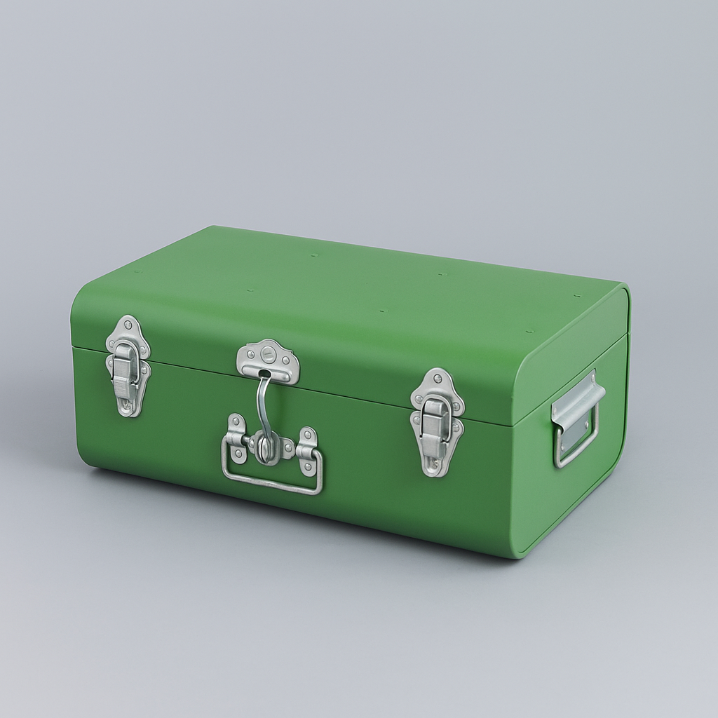 Heritage Iron Storage Trunk Box