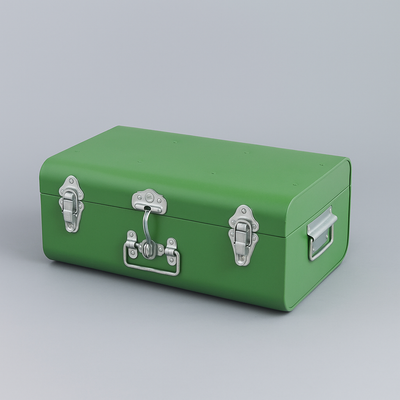 Heritage Iron Storage Trunk Box