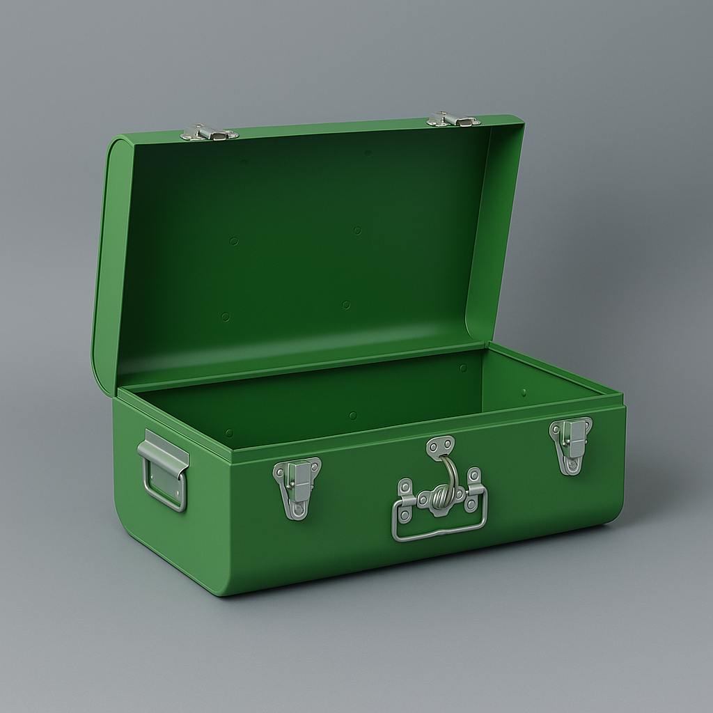Heritage Iron Storage Trunk Box