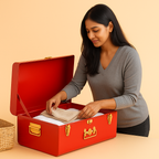 Classy Red Trunk Box