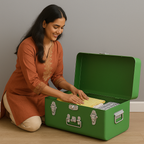 Heritage Iron Storage Trunk Box