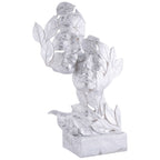 RomentIc Love Couple Face Statue silver Showpiece for Home Decor in Showpieces &Figurine table Decorations Items