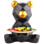Cool Dog Showpiece with Plate for Home Dcor Item | Kitchen,Bedroom,Office,Dinning Table Decorative Item