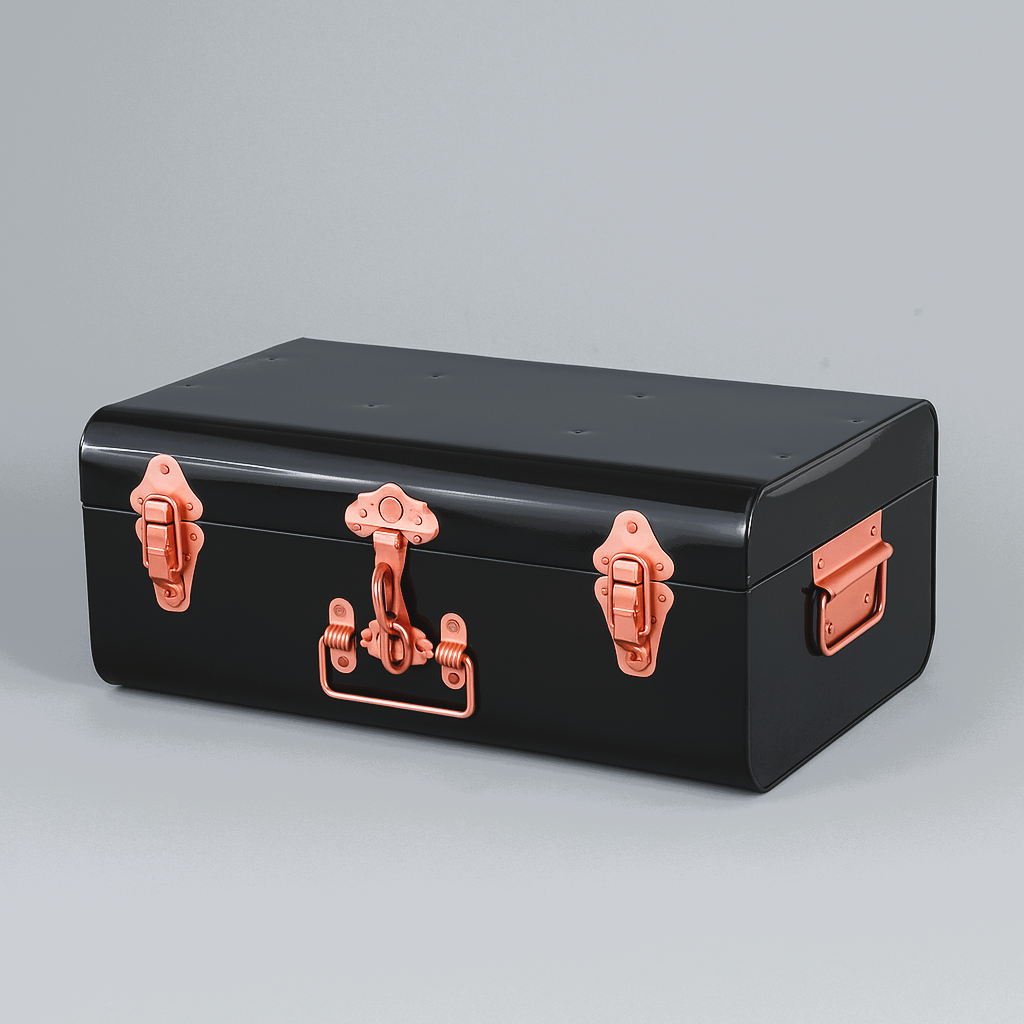 Vintage-Style Trunk Box