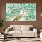 SET OF 5 DIGITAL WALL PAINTING