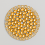 56 Bhog Round Thali (Chhappan Bhog Round Thali)