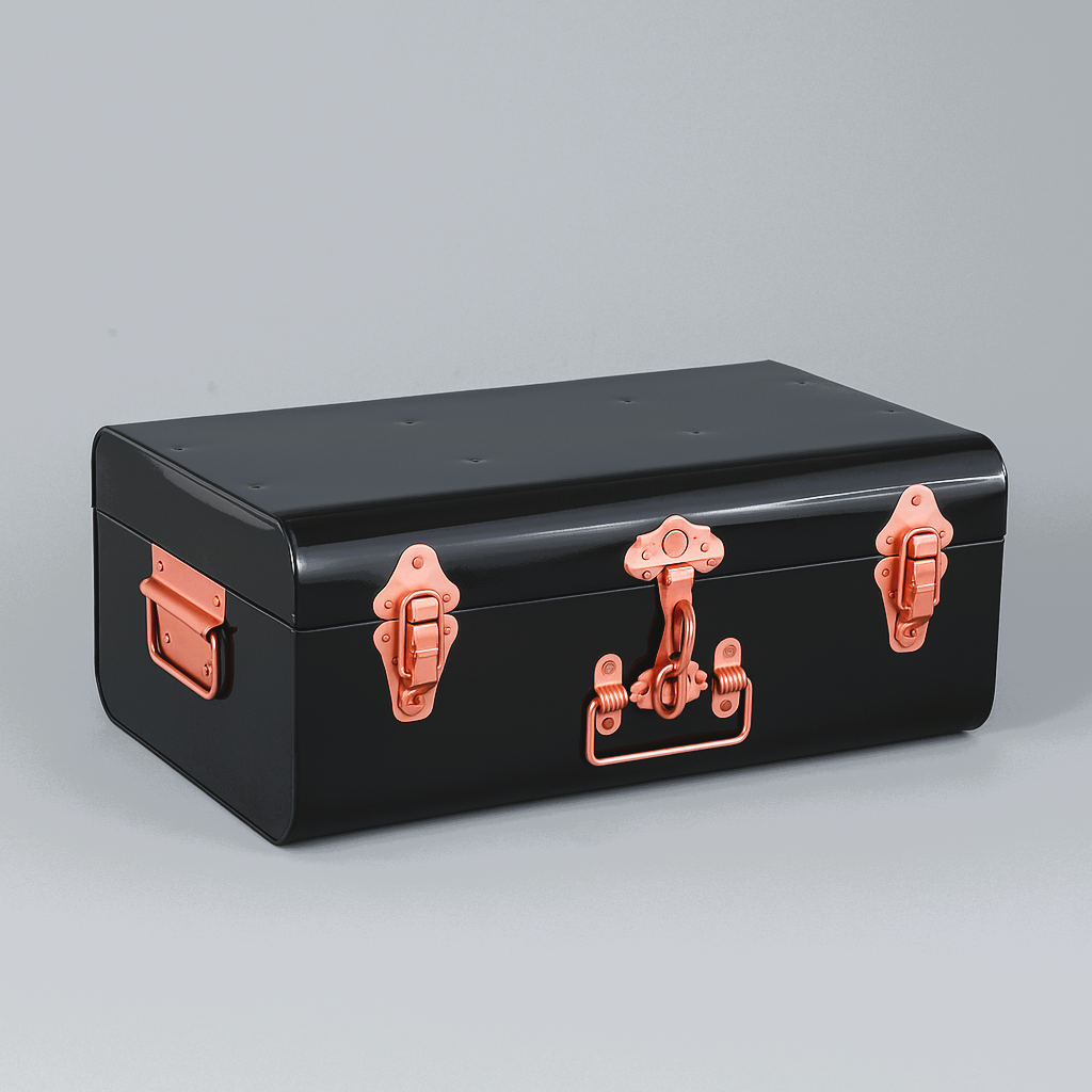 Vintage-Style Trunk Box
