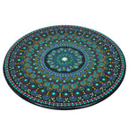 Wooden Round Side Table | Epoxy End Table | Coffee Table | Mid Century Modern Resine | Living Room Furnitur
