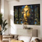 SET OF 5 DIGITAL WALL PAINTING