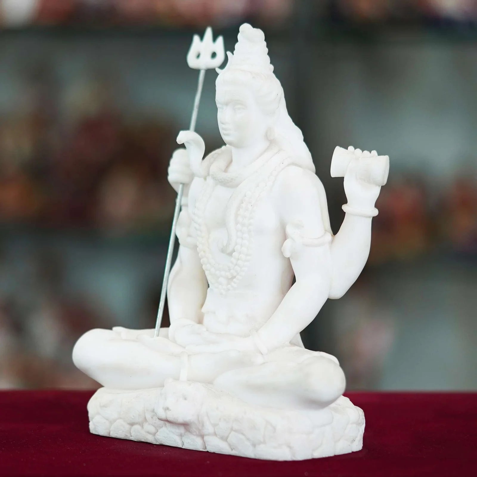 Marble Handmade Radha Krishna Ji Idol For Home Décor Handcrafted Showpiece For Table Décor(14 INCHES HEIGHT)