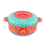 Premium Aluminium Hot Case 11×27 – Keep Food Fresh and Warm (Sea Green & Pink)