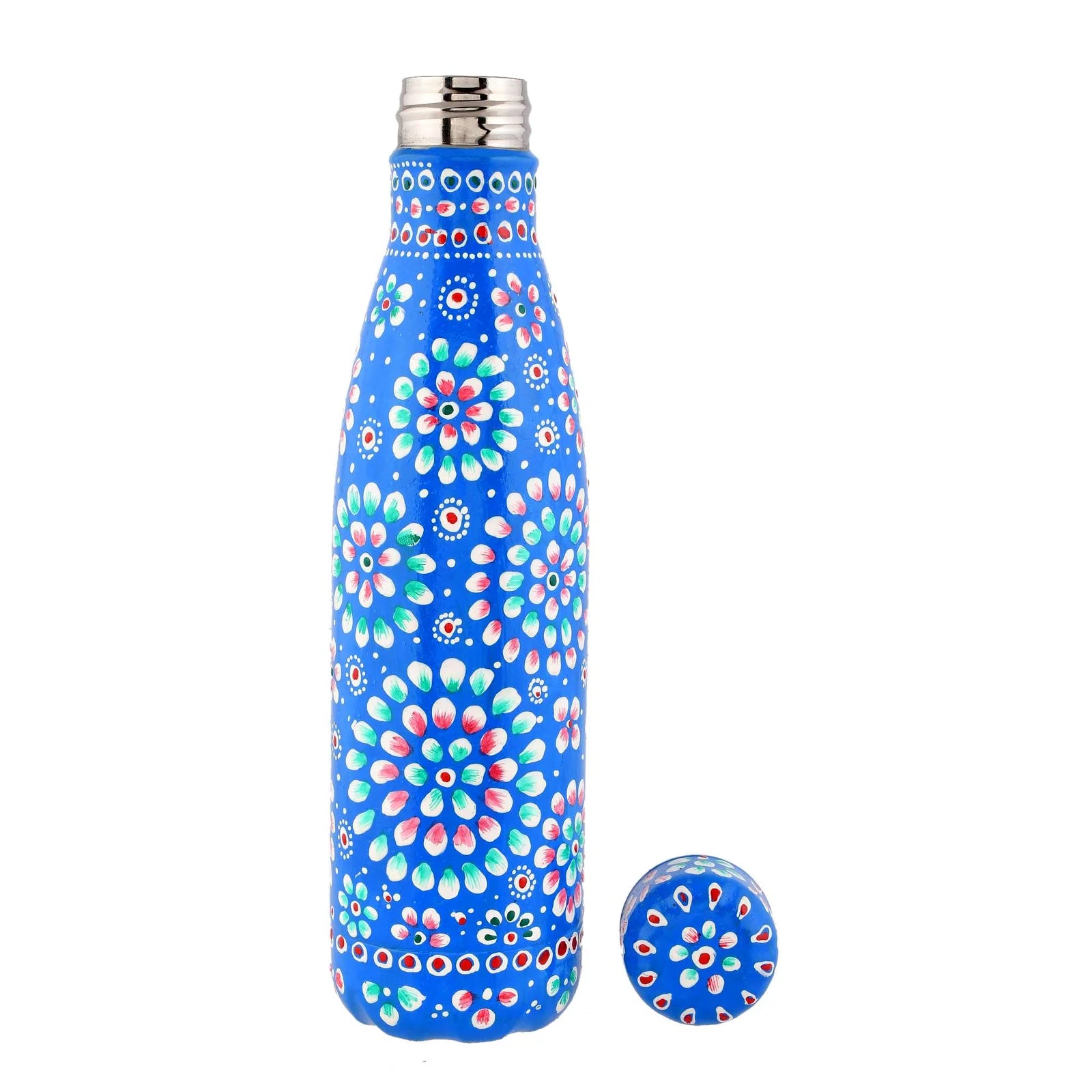 Premium Aluminium Water Bottle 27×7 – Leakproof Reusable Flask for Hydration On-The-Go (Blue)