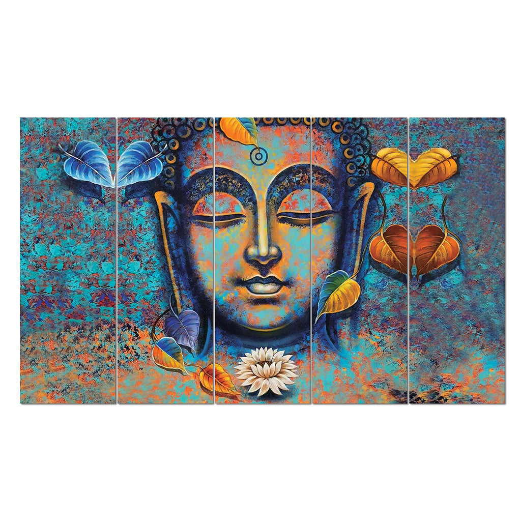 SET OF 5 DIGITAL WALL PAINTING