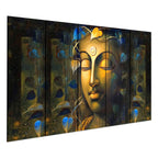 SET OF 5 DIGITAL WALL PAINTING