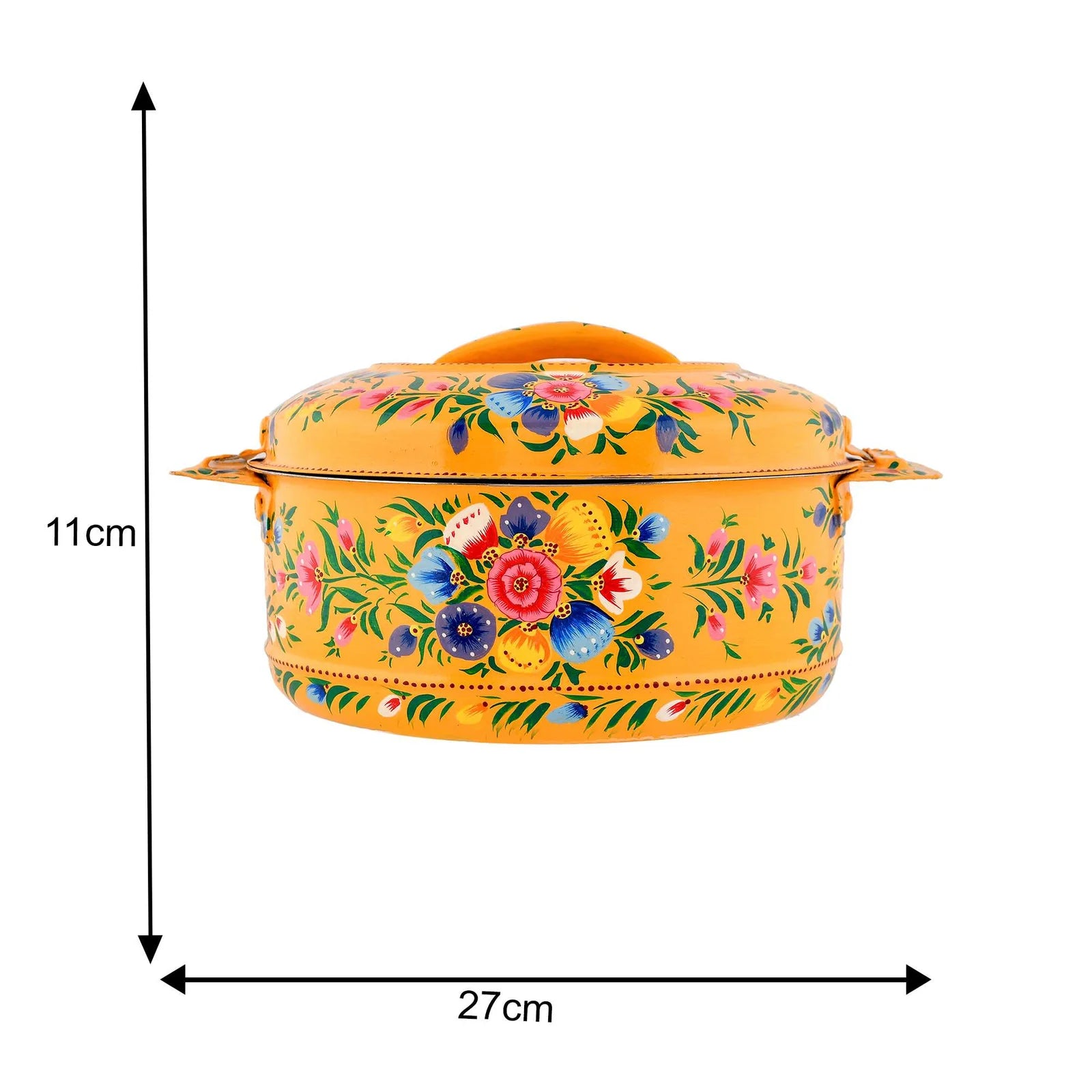 Premium Aluminium Hot Case 11×27 – Keep Food Fresh and Warm (Yellow)