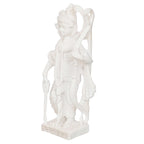 White Marble Standing Ram Ji murti for Pooja Room Standing Hindu Lord Ram ji Statue for Home Temple Idol Murti Best for Gift