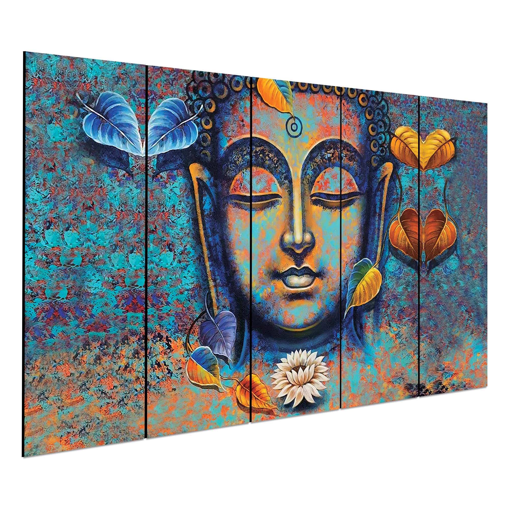 SET OF 5 DIGITAL WALL PAINTING