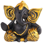 Ganesha Statue Idol Shriganesh Bhagwan Murti / Home, Office Decor / Car Dashboard / Side Table Brass Ganpati / Lord Vinayaka Statue / God of Luck & Success Sculpture / Gift Items