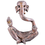 Ganesha Statue Idol Shriganesh Bhagwan Murti / Home, Office Decor / Car Dashboard / Side Table Brass Ganpati / Lord Vinayaka Statue / God of Luck & Success Sculpture / Gift Items