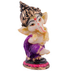 Ganesha Statue Idol Shriganesh Bhagwan Murti / Home, Office Decor / Car Dashboard / Side Table Brass Ganpati / Lord Vinayaka Statue / God of Luck & Success Sculpture / Gift Items