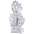 RomentIc Love Couple Face Statue silver Showpiece for Home Decor in Showpieces &Figurine table Decorations Items
