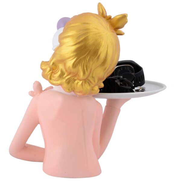 RESIN Bubble Girl Figurines Desktop Cake Fruit Organizer Home Décor