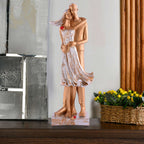 GREAT Valentine’s Day Gift For Girl & Boys symbolizes true love, Romantic Gift Showpieces white golden
