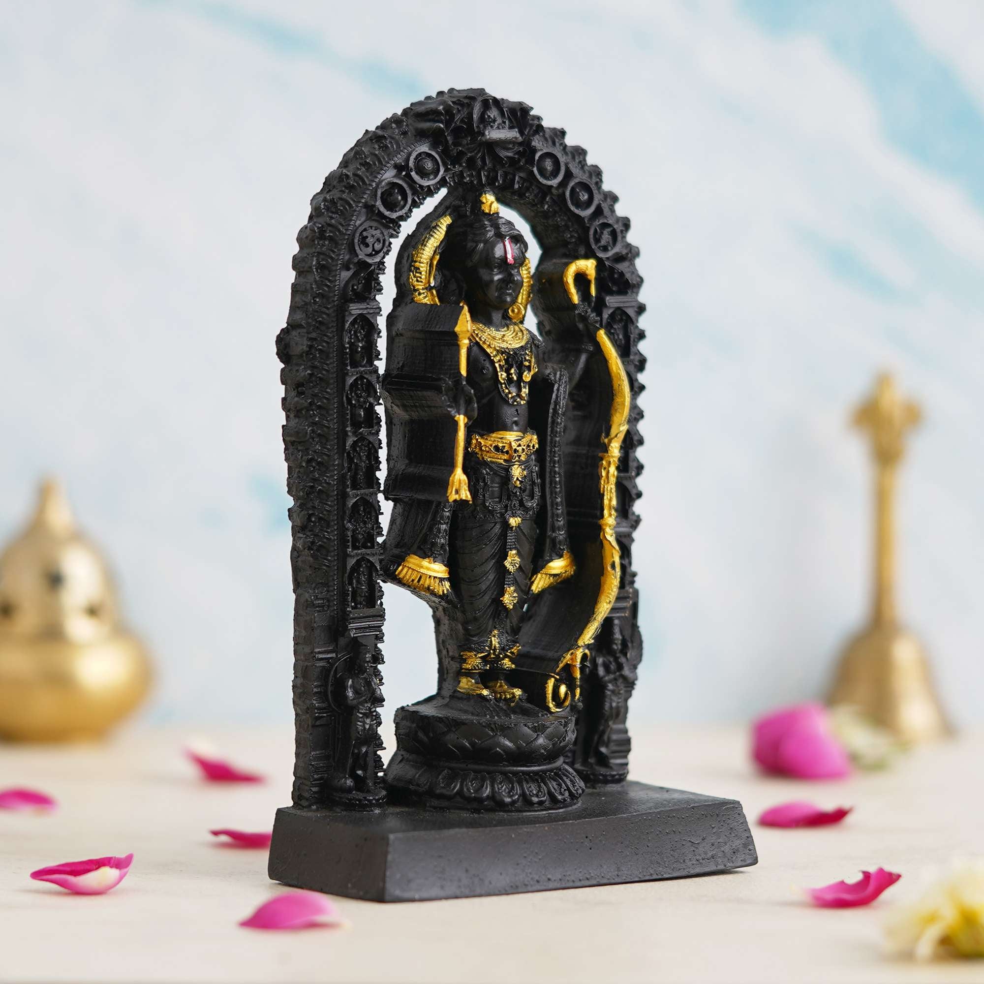 Ram Lalla Idol Ayodhya Murti Resin Shree Ram Lalla Statue Home Decor & Gifts, Office, Tample, Mandir Housewarming Decoration Items