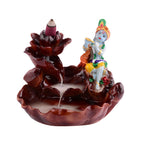 Krishna Smoke Fountain Incense Burner Backflow Incense Idol Gift Item/Gift Item