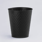 Golden Embossed Waste Bin