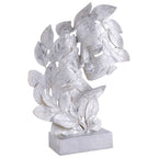 RomentIc Love Couple Face Statue silver Showpiece for Home Decor in Showpieces &Figurine table Decorations Items