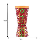Sleek Aluminum Glass – Traditional Decorative Accent Piece (Brown)