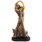Great Valentine’s Day Gift For Girl & Boys symbolizes true love, Romantic Gift Showpieces brown Golden