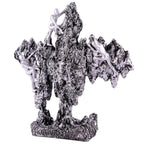 Men Sitting on Ball Showpiece for Home Decor Showpiece, Atlas Sculpture for Office Table Décor multicolour