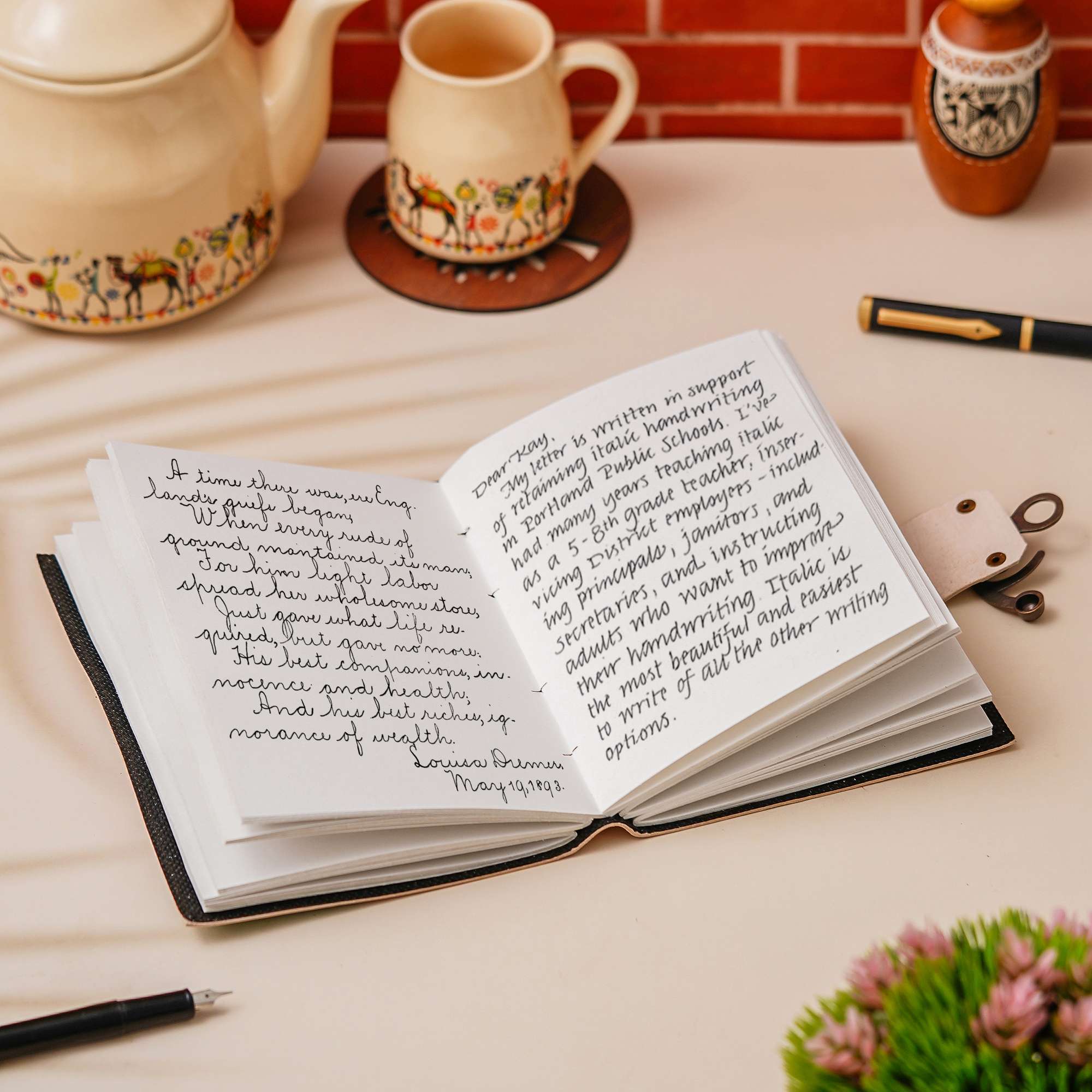 Vintage Peacock Diary