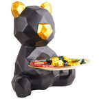 Cool Dog Showpiece with Plate for Home Dcor Item | Kitchen,Bedroom,Office,Dinning Table Decorative Item