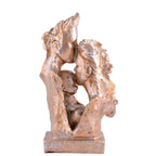 FAMILY Of Three Ornaments Abstract Home Souvenirs Statues Decoration for Home Character gray