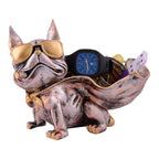Cool Dog Showpiece with Plate for Home Dcor Item | Kitchen,Bedroom,Office,Dinning Table Decorative Item