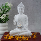 Buddha Idol Statue Showpiece Gift Gifting Item Polystone Home Decor Decoration