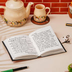 Sunset Goals Leather Diary