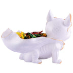 Cool Dog Showpiece with Plate for Home Dcor Item | Kitchen,Bedroom,Office,Dinning Table Decorative Item